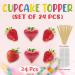 Seyal Real Strawberry Cupcake Topper - Buy Online on SooperMarket.com