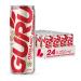 Guru Organic Energy Drink - Lite - Revitalize Your Day with GURU Plant Based Lite Energy Drink - Recharge and Stay Focused - Healthy Ingredients - Low Calories - Natural Caffeine - 250 ml (Pack of 24)