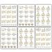 Bachelorette Bride to Be Nautical Temporary Tattoos - 100+ Gold Metallic Designs - Bride's Crew, Nauti Bride, Last Fling - Perfect for Engagement & Bachelorette Party - Waterproof & Nontoxic - Buy Online on SooperMarket.com