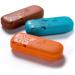 FEFI Hardcase Glasses Case - Nature Embossed Flower Design in Brown | Durable & Stylish Eyewear Protection - Buy Online on SooperMarket.com