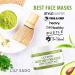 Organic Green Tea Matcha & Avocado Face Mask - Anti-Aging Vegan Facial Treatment - Buy Online on SooperMarket.com