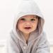 Mabyen Baby Hooded Bathrobe - 100% Organic Cotton Baby Poncho in Light Grey | Eco-Friendly One Size International Shipping - Buy Online on SooperMarket.com