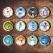 PRECUT Christmas Snowman Cupcake Toppers Mix Christmas Edible Cake Decorations Snowman Cake Toppers Xmas Cupcake Decoration Cute Snowman Cup Cake Topper (12)