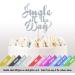 Cakeshop Christmas Glitter Cake Topper Jingle Bells Cake Topper Decoration Xmas Cake Topper - Double Sided 400gsm Glitter Card Choice 14 of Colours and Loads of Styles (Dark Silver) - Buy Online on SooperMarket.com