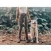 Tuff Pupper Heavy Duty Hands Free Dog Leash | One Large Dog Up to 125 lbs | Comfortable Shock Absorbing Bungee | Reflective Padded Handles | Lumbar Waist Belt 22-45" | Walking Jogging Running Leash One Large Dog (45-125 pounds) - Buy Online on SooperMarket.com