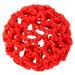 Dance pattern Ballet Duttnetz - Clara - with rubber band - red - for the perfect hold of the ballet Dutts - node network for children red 1 piece (1 Pack)