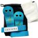 LEVIERO Palmies Gymnastics Grips - Multipurpose Soft Leather Hand Grips with Adjustable Finger Holes for Gymnastics, Weightlifting, Kettlebell and Cross Training Workouts, Different Sizes for All Ages Aqua Medium
