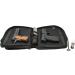Exos Double Pistol Case with Multiple Compartments and USA Flag Patch - Black - Buy Online on SooperMarket.com