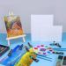 ESRICH Acrylic Paint Canvas Set - 42 Piece Premium Kit with Easel, 24 Colors, 10 Brushes, 6 Canvases - Painting Supplies for Kids, Students, Artists & Beginners - Buy Online on SooperMarket.com