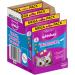 Whiskas crispy bags cat snacks with salmon taste 4x180g (4 packs) - Different product packaging available salmon 720 g (1 Pack)