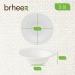 Brheez 16oz Disposable Paper Bowls - Pack of 60 | Compostable & Biodegradable Sugarcane Fiber Bowls | Eco-Friendly Alternative - Buy Online on SooperMarket.com