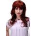 Buy WIG ME UP - Ladies Wavy Curly Bangs Wig in Copper Red | 55cm | High-Quality Fashion Wig for International Shipping - Buy Online on SooperMarket.com