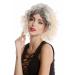 Wig Me Up GF-W2129-2T613+613 Platinum Blonde Women's Wig - Curly Shoulder Length with Dark Roots Growth Tips - Buy Online on SooperMarket.com