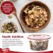 Tropgo Salad Decor - Healthy Salad Mix with Salted Almonds Dried Cranberries and Seeds in a Reusable and Recyclable Tub - Guilt Free Mixed Nuts and Dried Fruits - Salad Topper for all Ages (200G) - Buy Online on SooperMarket.com
