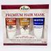 Difeel Premium Hair Masks for Hair Growth 3-PC Set - Castor Oil Hair Mask 8 oz Pro-Growth Hair Mask 8 oz and Biotin Hair Mask 8 oz