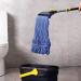 Yocada Heavy Duty Cotton Wet Mop - Commercial Grade, Industrial Strength with Telescopic Iron Pole - 55.1 Inches - Buy Online on SooperMarket.com