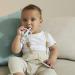 Matchstick Monkey Antimicrobial Teething Starter Set - Flat Face & Animal Teethers, Silicone Finger Toothbrushes - Grey Monkey Set for Babies 3 Months - Buy Online on SooperMarket.com