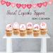 PRECUT Pink Valentines Day Mini Cupcake Toppers Love You Edible Cake Topper Edible Valentine Cake Decorations Proposal Decorations Engagement Cake Decoration Cute Anniversary Cake Toppers (48) - Buy Online on SooperMarket.com
