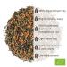 Organic Moya Gr n-Tee Genmaicha 60g - Loose Leaf Green Tea with Roasted Rice | Vegan-Friendly Japanese Genmai Cha | Gift-Ready Multicolored Metal Can - Buy Online on SooperMarket.com