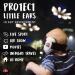Ems for Kids Baby Ear Defenders - White & Black | Made in USA | Ideal for Concerts, Festivals & More! - Buy Online on SooperMarket.com