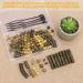 110 PCS Viking Beard Beads AngleKai Gold Hair Accessories | Beard Braiding Kits for Men and Women - Buy Online on SooperMarket.com