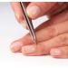 REMOS Stainless Steel Combination Tweezers 9.5cm - Purple Violet for Splinters and Hair - Buy Online on SooperMarket.com