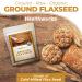 Healthworks Flax Seed Ground Powder- 32 Ounces - Raw Organic Superfood for Protein, Fiber, Omega 3 & Lignan - Ideal for Smoothies, Coffee, Shakes & Oatmeal - Buy Online on SooperMarket.com