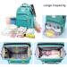 Buy SndMor Mint Green Diaper Backpack - Multifunctional Wrap Bag with Bed Function Stroller Hook & Large Capacity for Moms & Dads - Buy Online on SooperMarket.com