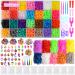 MUDO NEST 20000+Loom Bands Kit:19,000 DIY Rubber Bands Kits 38 Unique Colors500 Clips,40 CharmsLoom Bracelet Making Kits for Kids