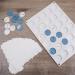 LANDVIDI Silicone Wax Seal Mat - Wax Seal Kit with 30-Cavity Mold and 300 Adhesive Dots for DIY Craft Projects - Buy Online on SooperMarket.com
