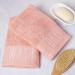 Rae Dunn Embroidered Wash/Dry Coral Hand Towels - 2 Pack, 100% Cotton, Highly Absorbent - 16x28 for Kitchen and Bathroom - Buy Online on SooperMarket.com