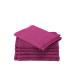 De Witte Lietaer Contessa Luxe Face Cloth Cotton Magenta 16 x 22 cm Set of 6