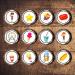 24 Fun Fair Carnival Theme Edible Cupcake Toppers - Stand Up Disc Wafer Cake Decorations - Buy Online on SooperMarket.com