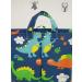 ACMUUNI REC Canvas Laundry Hamper with Handles - Waterproof Cotton Storage Organizer for Kids Toys - Blue Dinosaur Design - Buy Online on SooperMarket.com