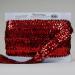 4 Row 1 1/2 Starlight Hologram Red Sequin Trim - By the Yard | Sparkling Trims for DIY Projects - Buy Online on SooperMarket.com