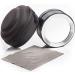 Magnifying Dome Lighted Desktop Magnifier with Bright LED for Reading Books  fine Print  Studying maps  Projects  Coins  Acts as Desk Paperweight  Great for Seniors Black - Buy Online on SooperMarket.com