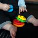 Buy Baby Einstein 12356 Stack & Teethe - 5-Part Multicolored Bite Ring & Toy Set for Babies | Easy to Grab & Stack Perfect for Early Development - Buy Online on SooperMarket.com