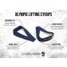 Gymreapers Cotton Olympic Lifting Straps for Weightlifting, Snatch, Clean, Powerlifting, Deadlifts - Navy (Pair) - Buy Online on SooperMarket.com