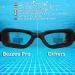 Bezetee UV Protection Swimming Goggles - Anti-Leak Adjustable Silicone Eyewear for Adults & Youth - Includes Case - Buy Online on SooperMarket.com