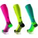Sport compression stocking under pressure Runattack compression: 18-21mmhg i high performance running stocking size.39-42 (calf scope: 30-41cm) neon yellow