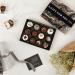 Vegan Gluten Free Chocolate Covered Cookies Gift Basket | Handcrafted Gourmet Treats for Holidays | Perfect for Hostess and Corporate Gifts | 12 Count | Kosher Certified | Black Marble Design - Buy Online on SooperMarket.com