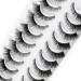 Shop 3D False Lashes - Handmade Natural Look Fluffy Strip Lashes | 10 Pairs Multipack - Buy Online on SooperMarket.com
