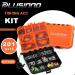 PLUSINNO 201pcs Fishing Accessories Kit in Tackle Box - Hooks, Weights, Split Shot Gear for Bass, Trout, Catfish - Buy Online on SooperMarket.com