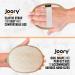 JOORY Natural Exfoliating Loofah Sponge - 3 Pack Egyptian Body Scrubber | Biodegradable Shower Luffa Pad - Buy Online on SooperMarket.com