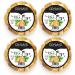 Gramas Natural Sun-Dried Figs in Garland Form, Vegan, Gluten-Free Calimyrna Figs Fruit, Non-GMO, No Added Sugar, No Sulfur, No Preservatives, Kosher (2 lbs.) 8.8 Ounce (Pack of 4)