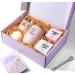 Gifts for Women Spa Gift Set Gift Box for Women Relaxing Spa Kit Self Care Gift with Wine Tumbler Handmade Soap Bath Bomb & More Birthday Gift Ideas for Women Her Friend Mom