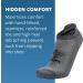 Hidden Comfort No-show Running Socks (4 Pairs) - Men and Women, White, Black, Charcoal, Gray, Medium - Buy Online on SooperMarket.com