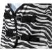 RL24 Zebra Flying Ceiling Horse Blanket | Tear-Resistant Fine-Meshed WeideDecke | Insect Protection & Extra Long Pages | Outdoor Use | 125cm Black & White - Buy Online on SooperMarket.com