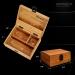 BAMBOX Stash Box with Rolling Tray, Smell Proof Containers, Wooden Locking Storage for Grinders, Papers, and Accessories - Buy Online on SooperMarket.com