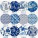 Whaline Chinoiserie Pattern Paper - 24 Sheets Blue China Scrapbook Specialty Paper - Buy Online on SooperMarket.com